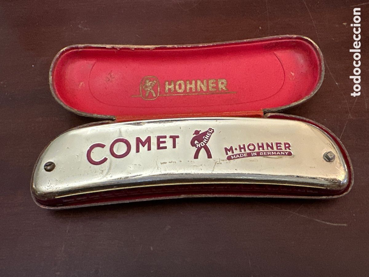 Instrumentos musicales: ARMONICA CON FUNDA MARCA COMET M.HOHNER ALEMANA