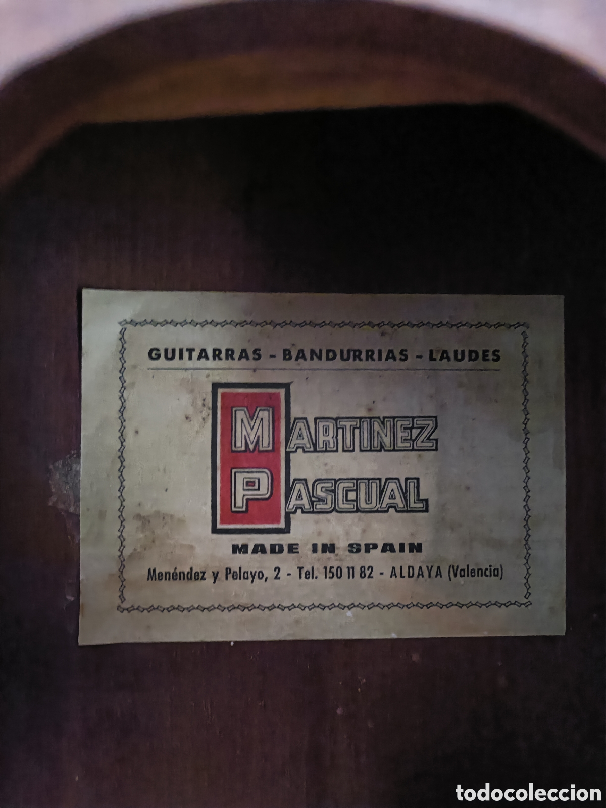 Instrumentos musicales: Guitarra Martinez Pascual deteriorada - Foto 2