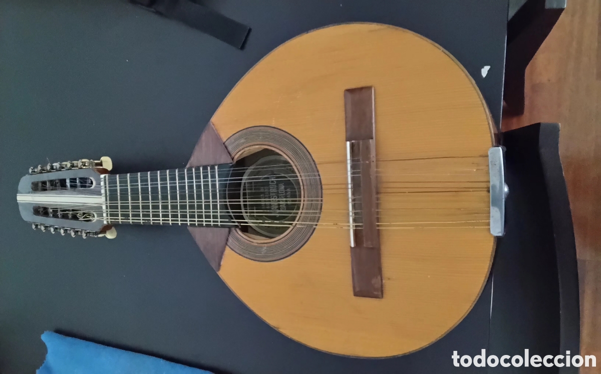 Instrumentos musicales: Bandurria de Juan Estruch restaurada - Foto 3