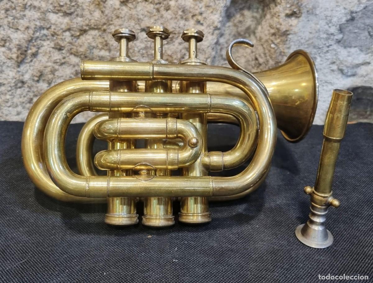 Instrumentos musicales: ANTIGUA TROMPETA BESSONS & CO, LONDRES