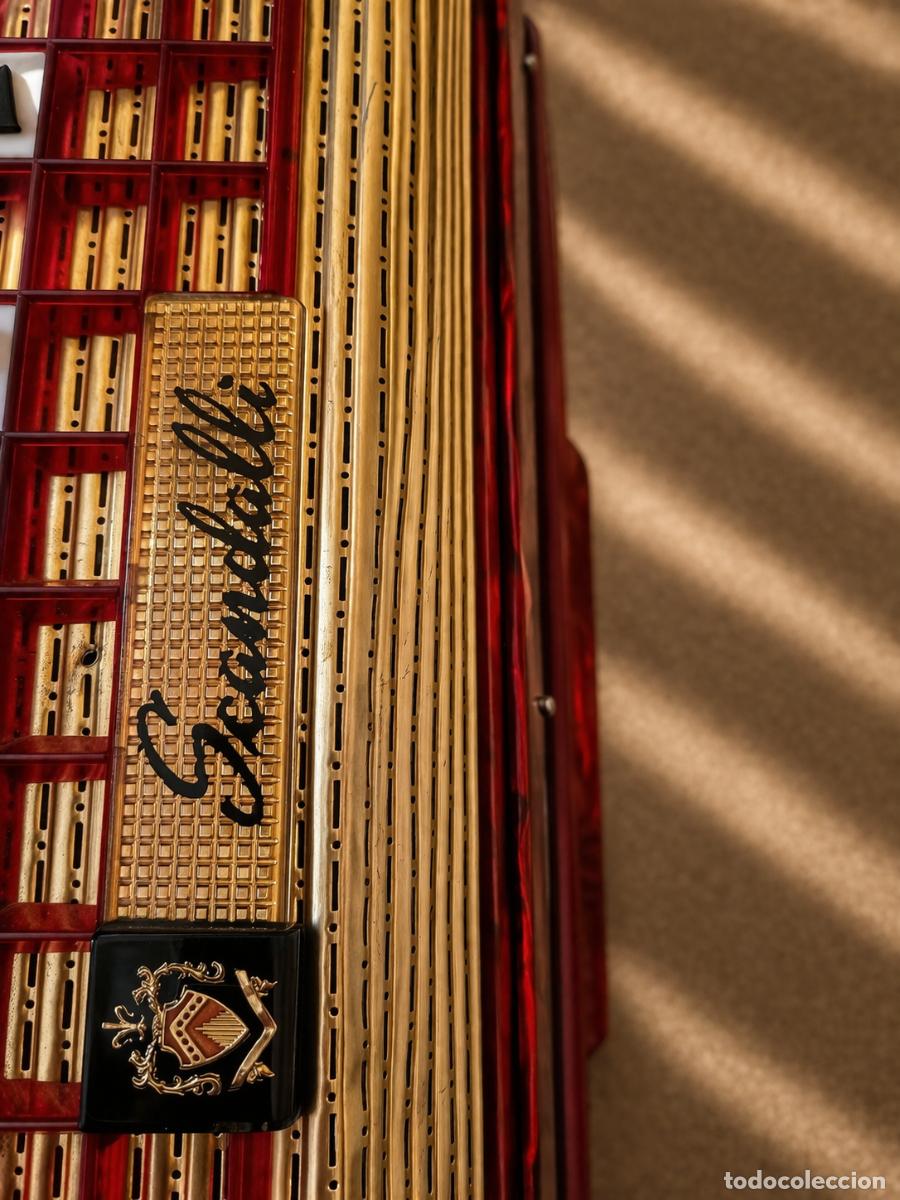 Instrumentos musicales: Acorde&oacute;n Scandalli L620/246 original a&ntilde;os 50 Italia Rojo Perlado &ndash; Excelente estado