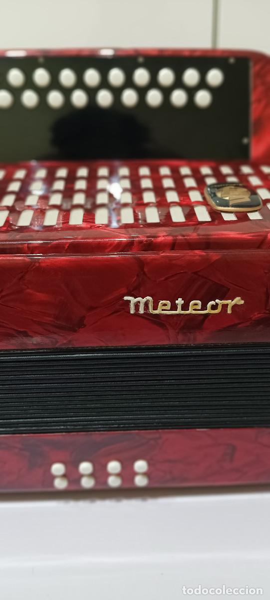 Instrumentos musicales: Acorde&oacute;n diat&oacute;nico Meteor 21/8 2 filas &ndash; Funcional &ndash; Buen estado