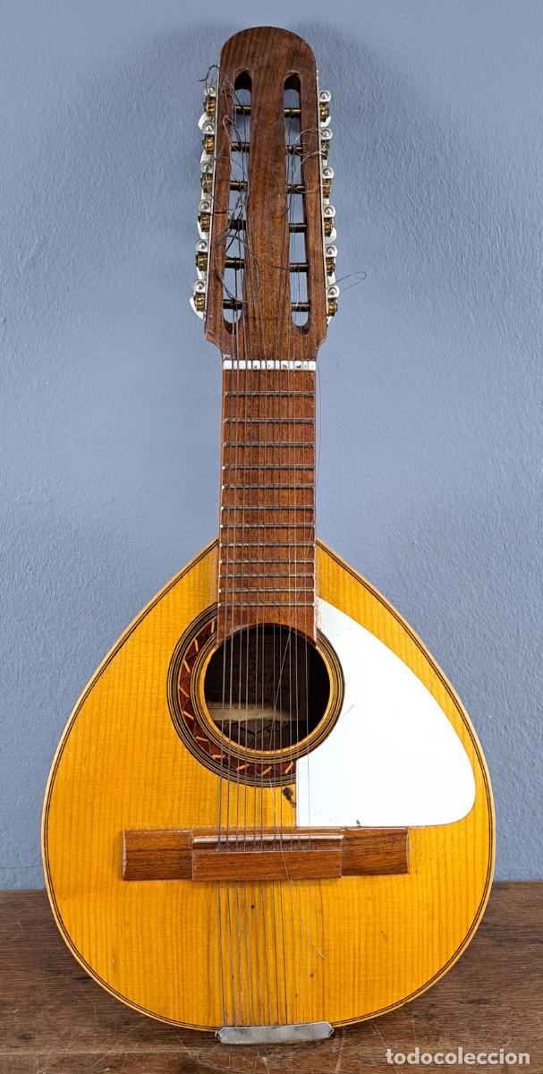 Instrumentos musicales: Bandurria ROCA Valencia &ndash; con funda y cuerdas originales &ndash; a&ntilde;os 50