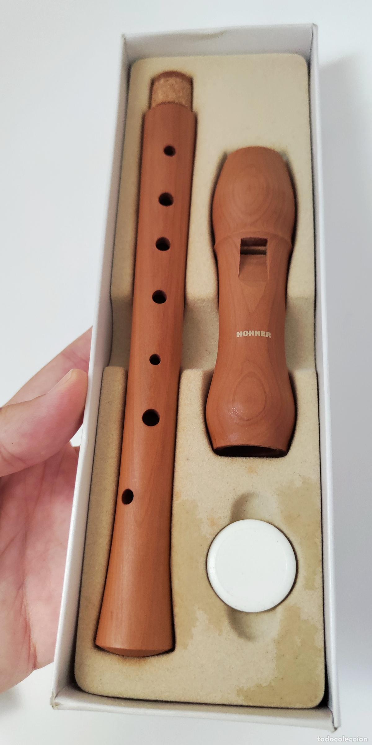 Instrumentos musicales: FLAUTA DULCE HOHNER - MADERA DE PERAL - CON ESTUCHE COMPLETO E INSTRUCCIONES - Foto 6