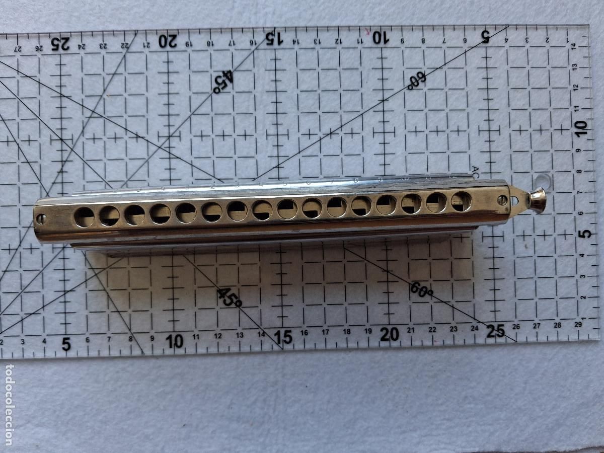 Instrumentos musicales: Arm&oacute;nica crom&aacute;tica Hohner 280/64 - 4 octavas - Foto 4