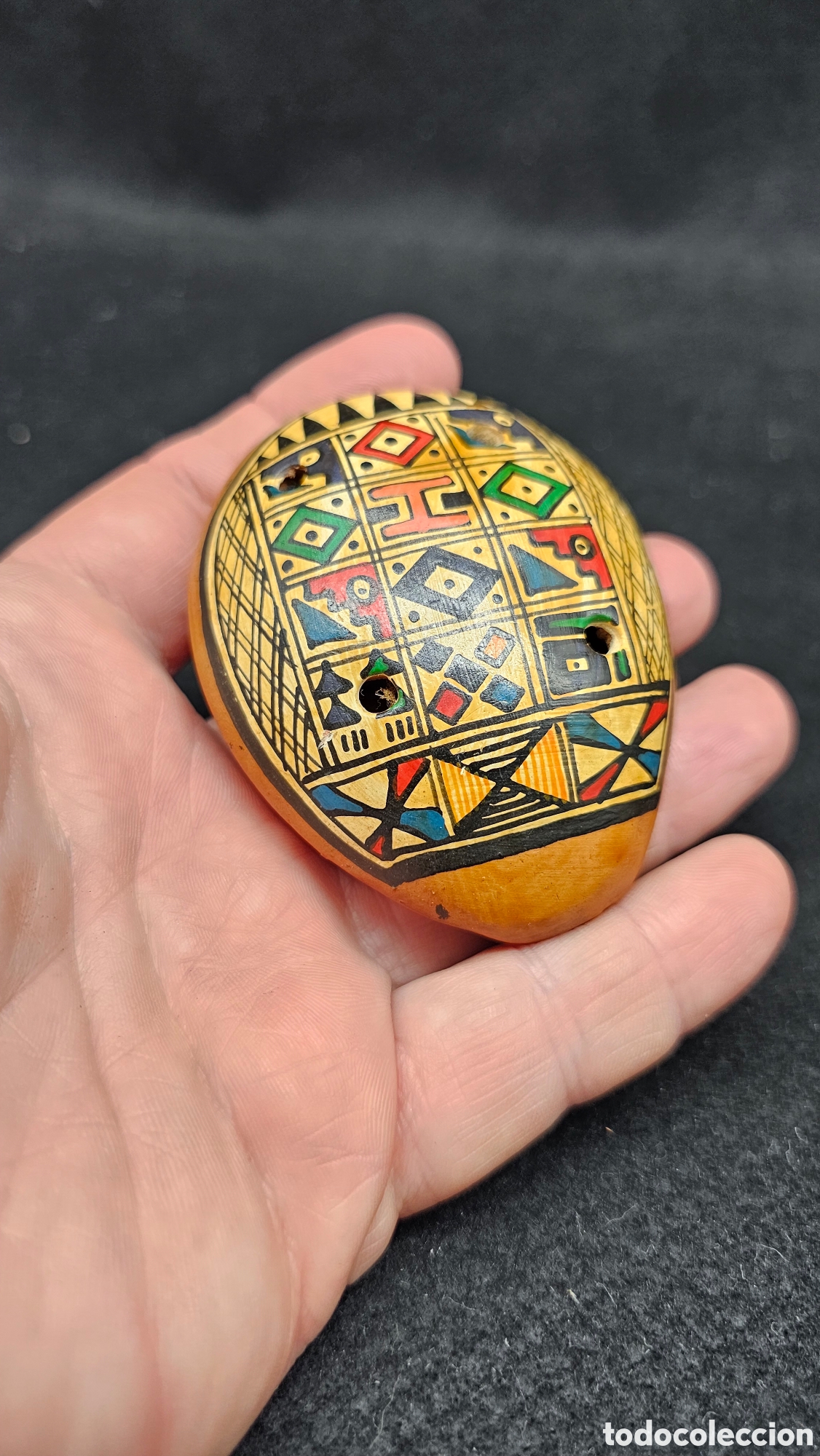 Musikinstrumente: Flauta ocarina de barro