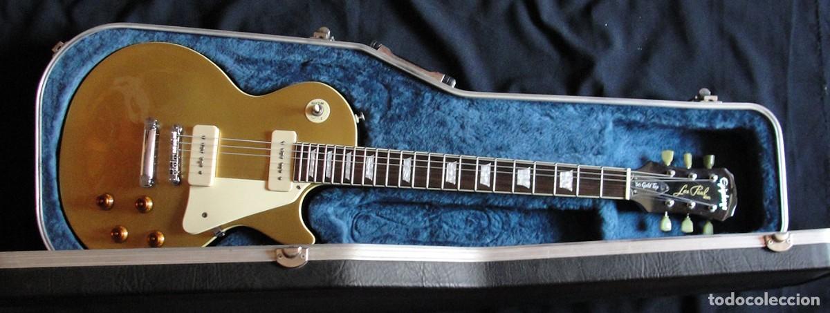 Instrumentos musicales: GUITARRA EPIPHONE LES PAUL GOLD POP 2001 ORIGINAL CON ESTUCHE - ENTREGA EN MANO -