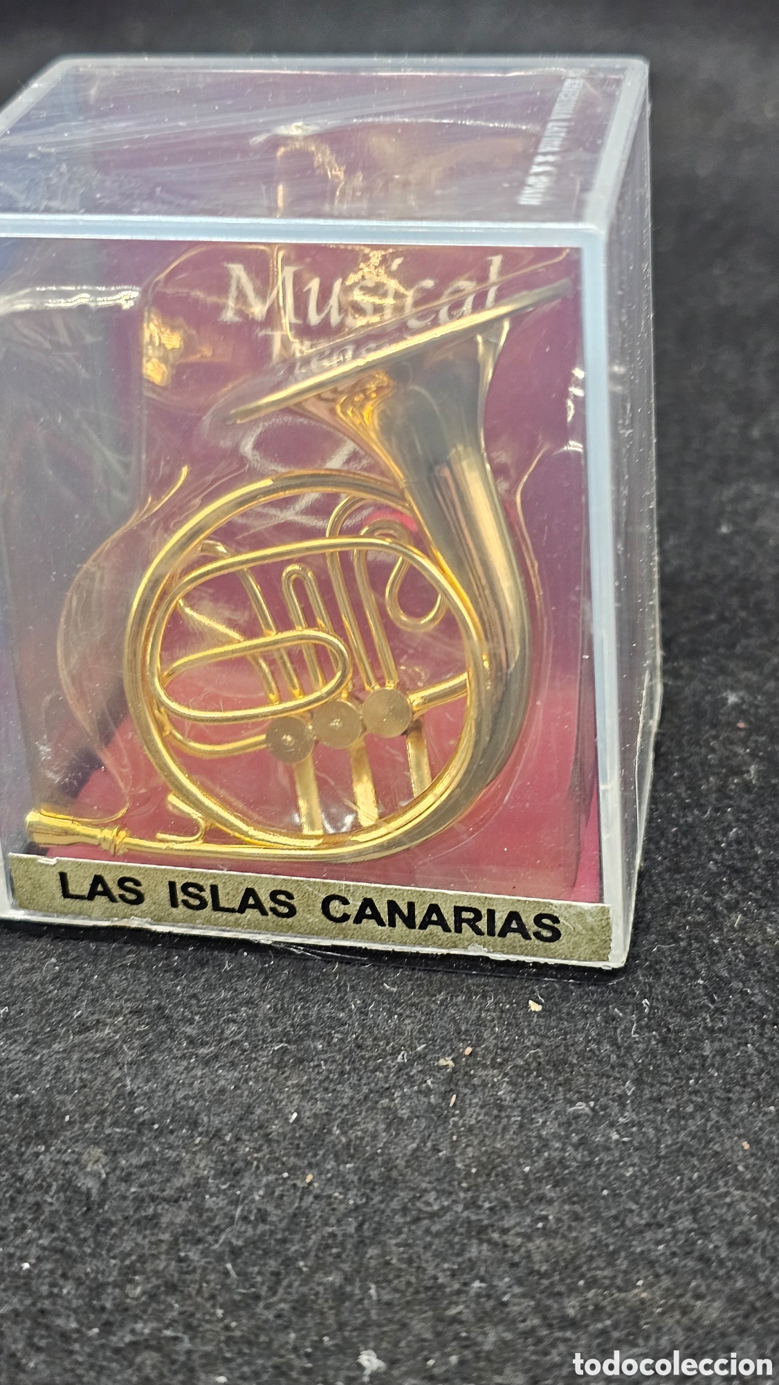 Instrumentos musicales: trompa o cuerno franc&eacute;s en miniatura