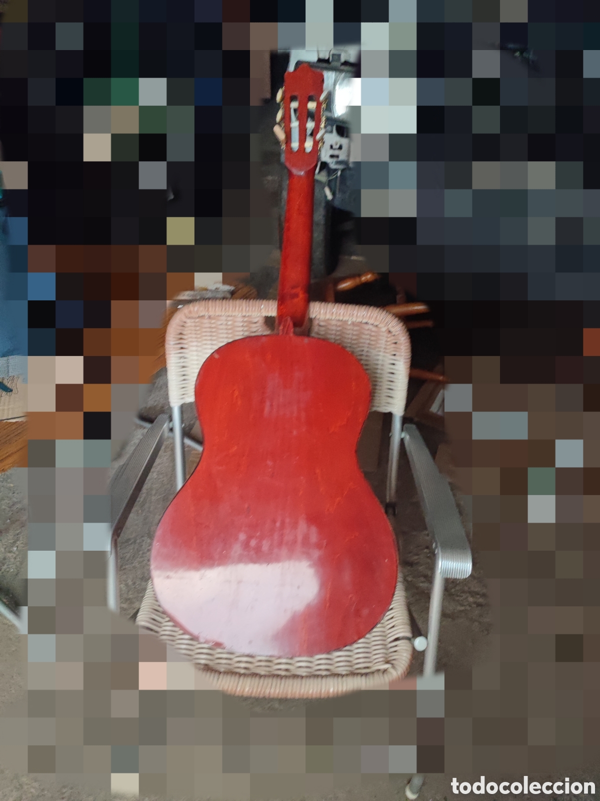 Instrumentos musicales: Antigua guitarra marca l&uacute;cida - Foto 3