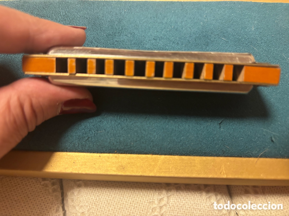 Instrumentos musicales: Arm&oacute;nica M. HOHNER blues Harp - Foto 3
