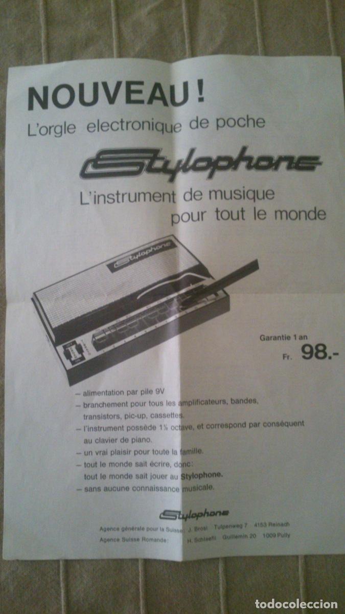 Instrumentos musicales: STYLOPHONE DUBREQ FUNCIONANDO EN SU CAJA ORIGINAL - Foto 4