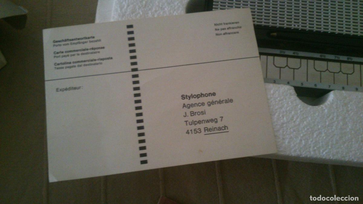 Instrumentos musicales: STYLOPHONE DUBREQ FUNCIONANDO EN SU CAJA ORIGINAL - Foto 7