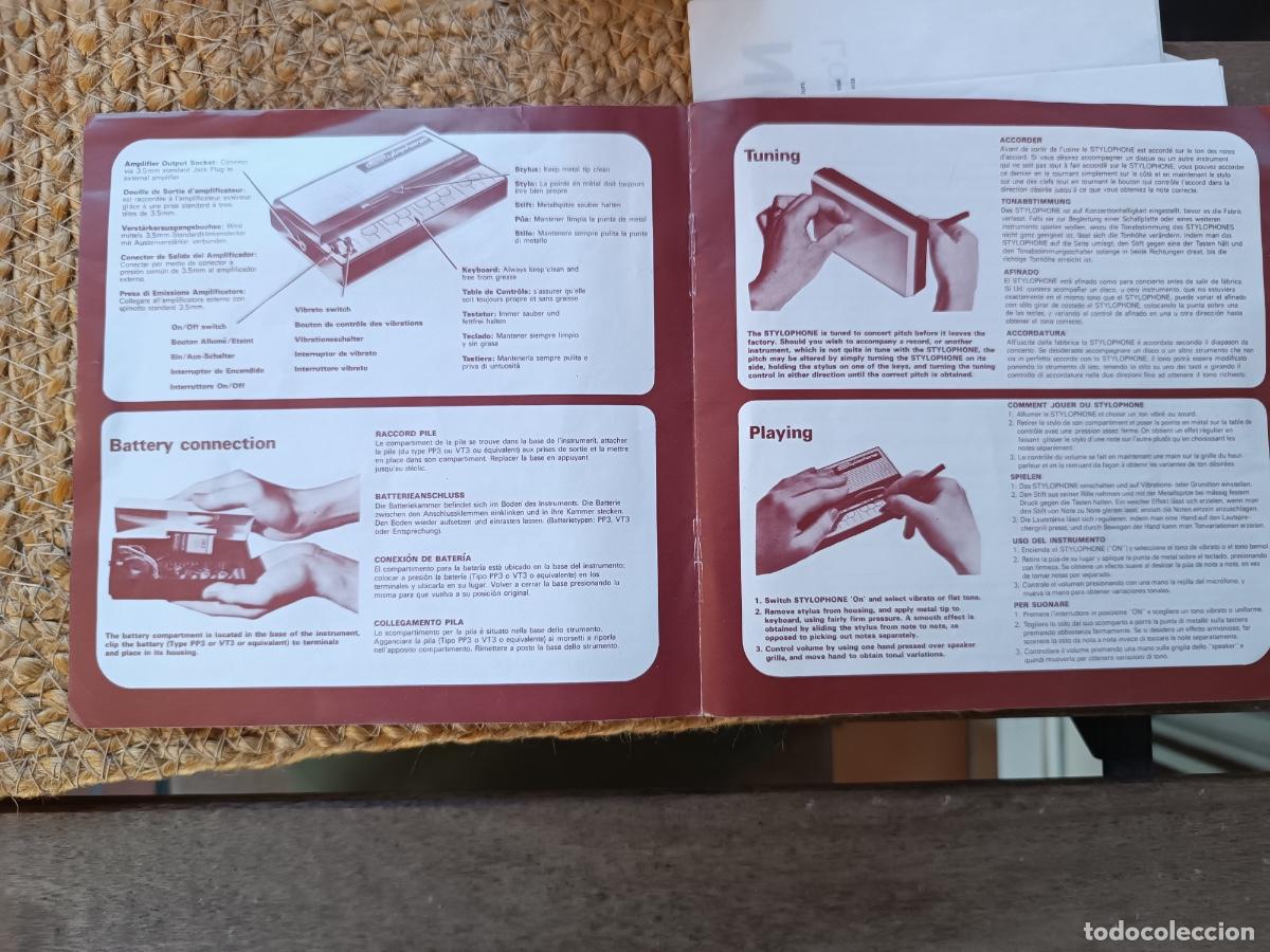 Instrumentos musicales: STYLOPHONE DUBREQ FUNCIONANDO EN SU CAJA ORIGINAL - Foto 17