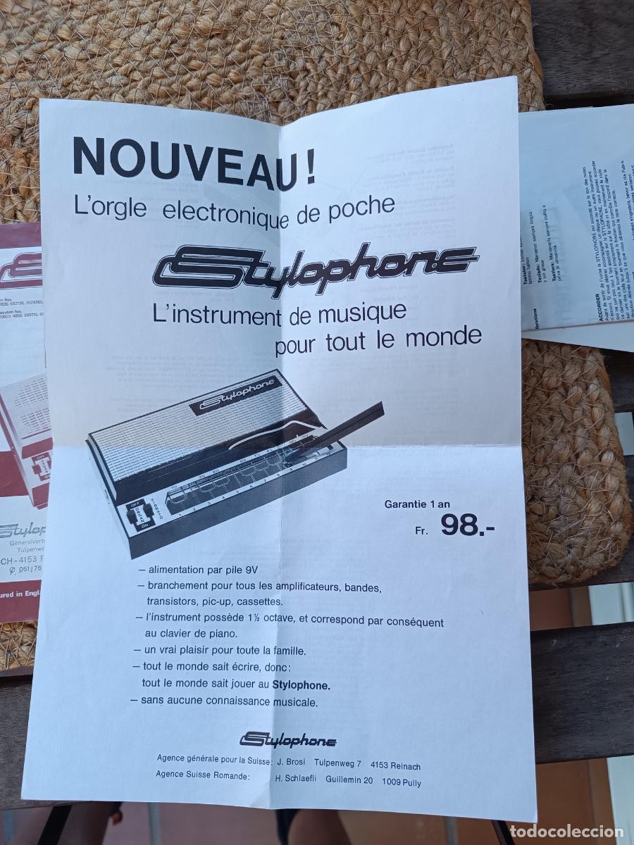 Instrumentos musicales: STYLOPHONE DUBREQ FUNCIONANDO EN SU CAJA ORIGINAL - Foto 21