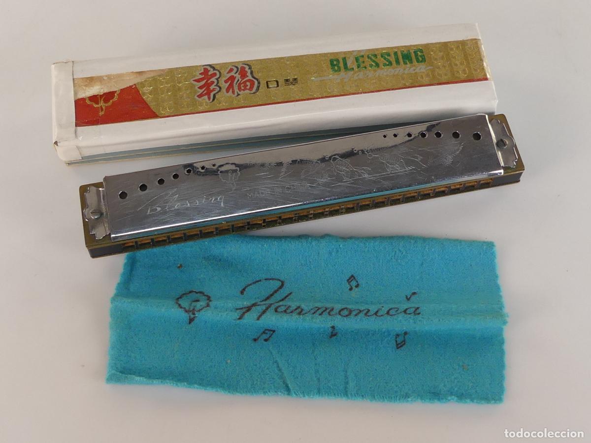 Instrumentos musicales: HARMONICA MARCA BLESSING CON CAJA - Foto 1