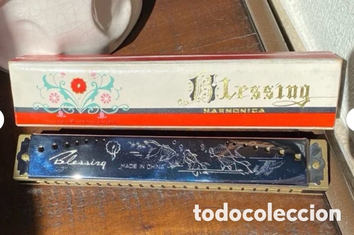Instrumentos musicales: Arm&oacute;nica Blessing a&ntilde;os 1980 - Foto 2