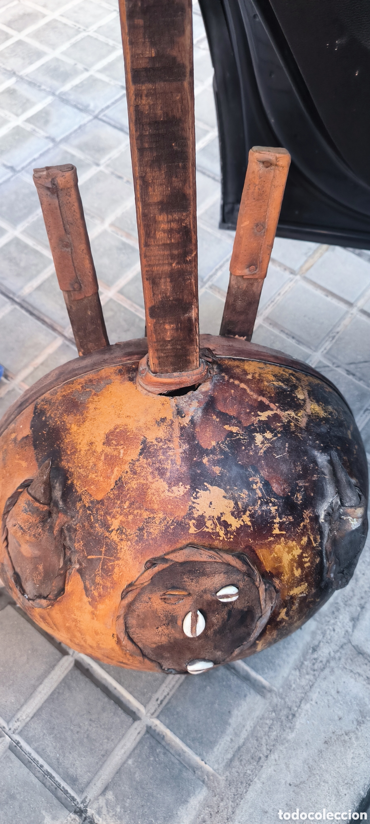Instrumentos musicales: Antigua kora africana - Foto 2