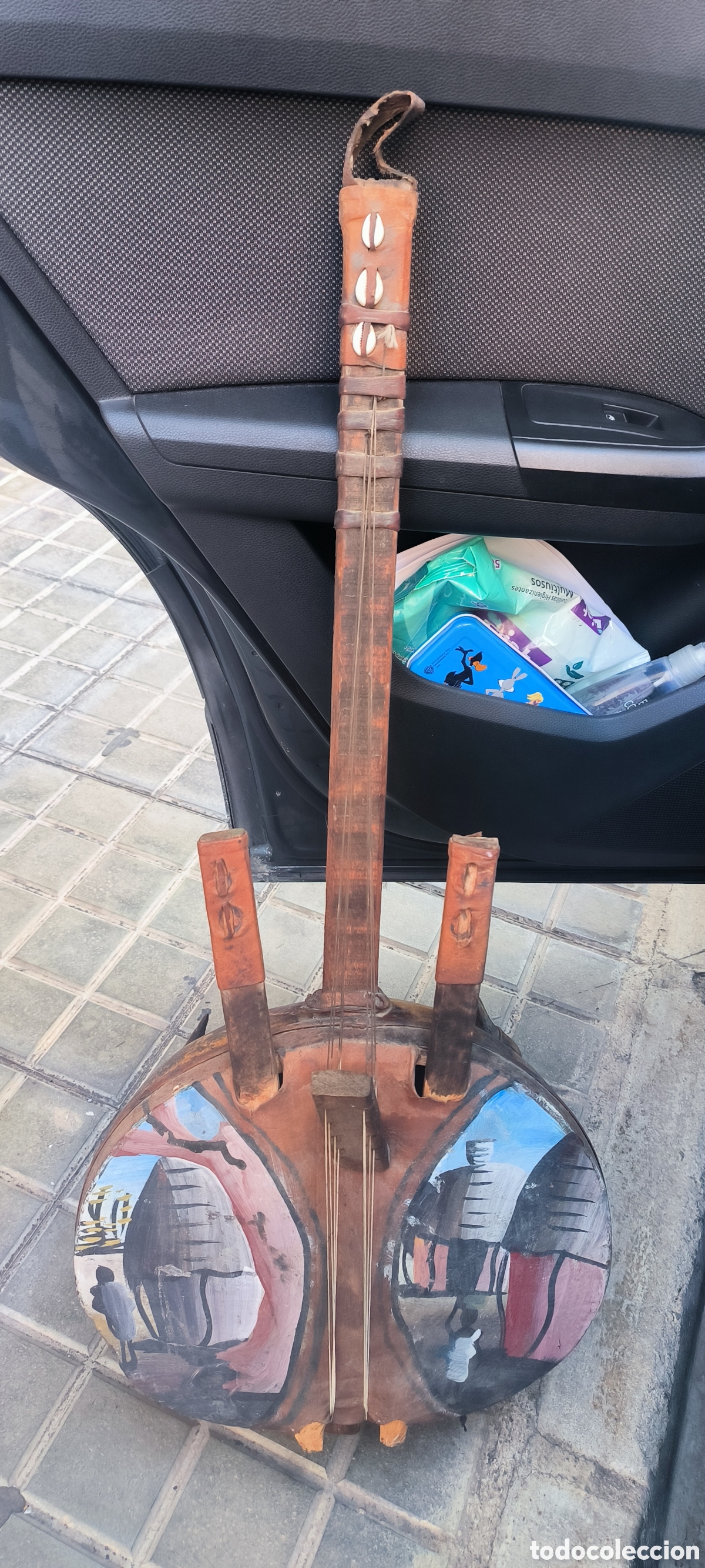 Instrumentos musicales: Antigua kora africana - Foto 1
