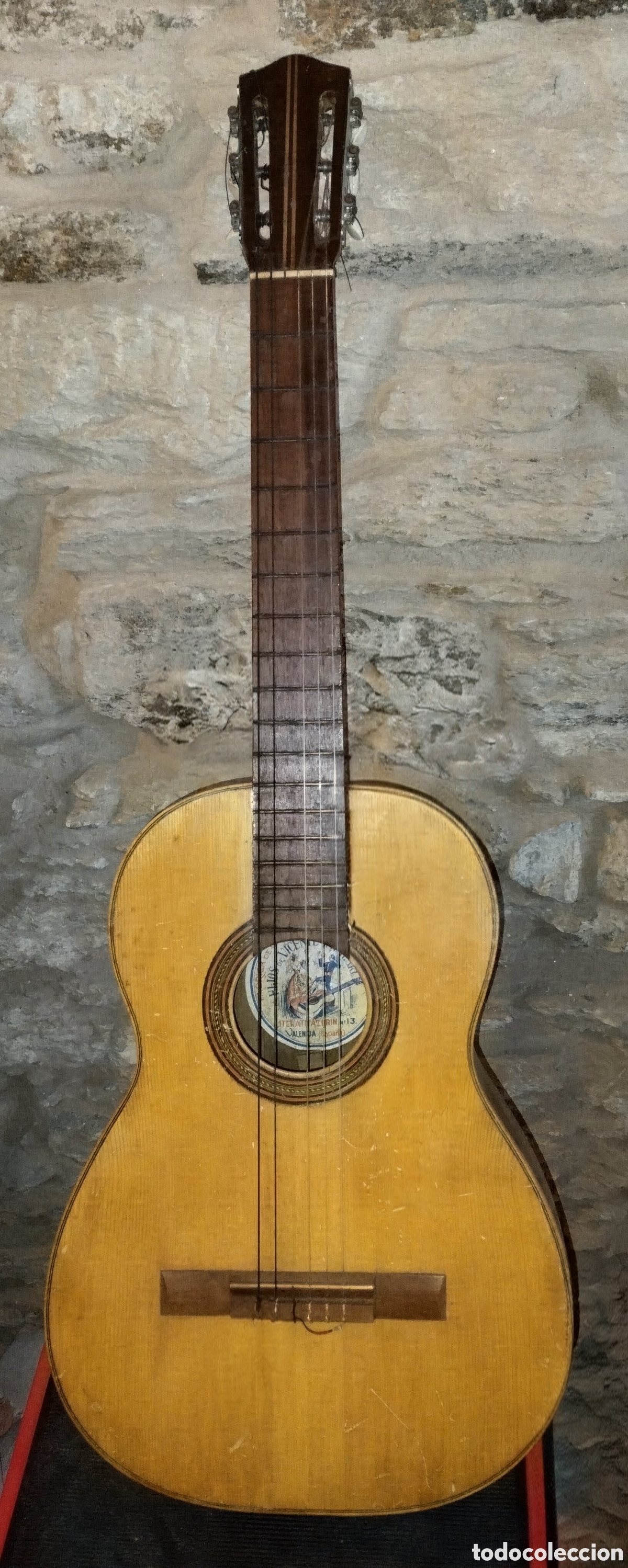 Instrumentos musicales: GUITARRA FLAMENCA ESPA&Ntilde;OLA de HIJOS DE VICENTE TATAY a&ntilde;os 60 ESTADO VISIBLE EN LAS FOTOS