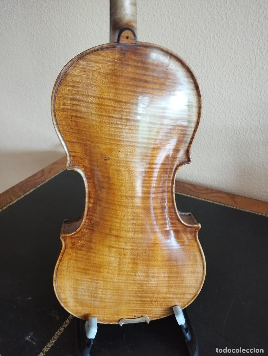 Instrumentos musicales: Viol&iacute;n 4/4 alem&aacute;n finales S XIX - Foto 4