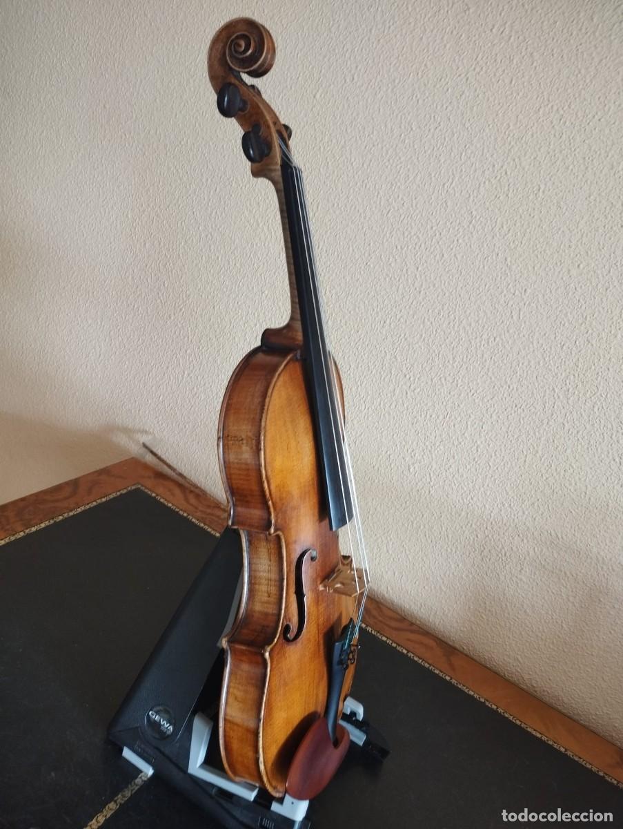 Instrumentos musicales: Viol&iacute;n 4/4 alem&aacute;n finales S XIX - Foto 8
