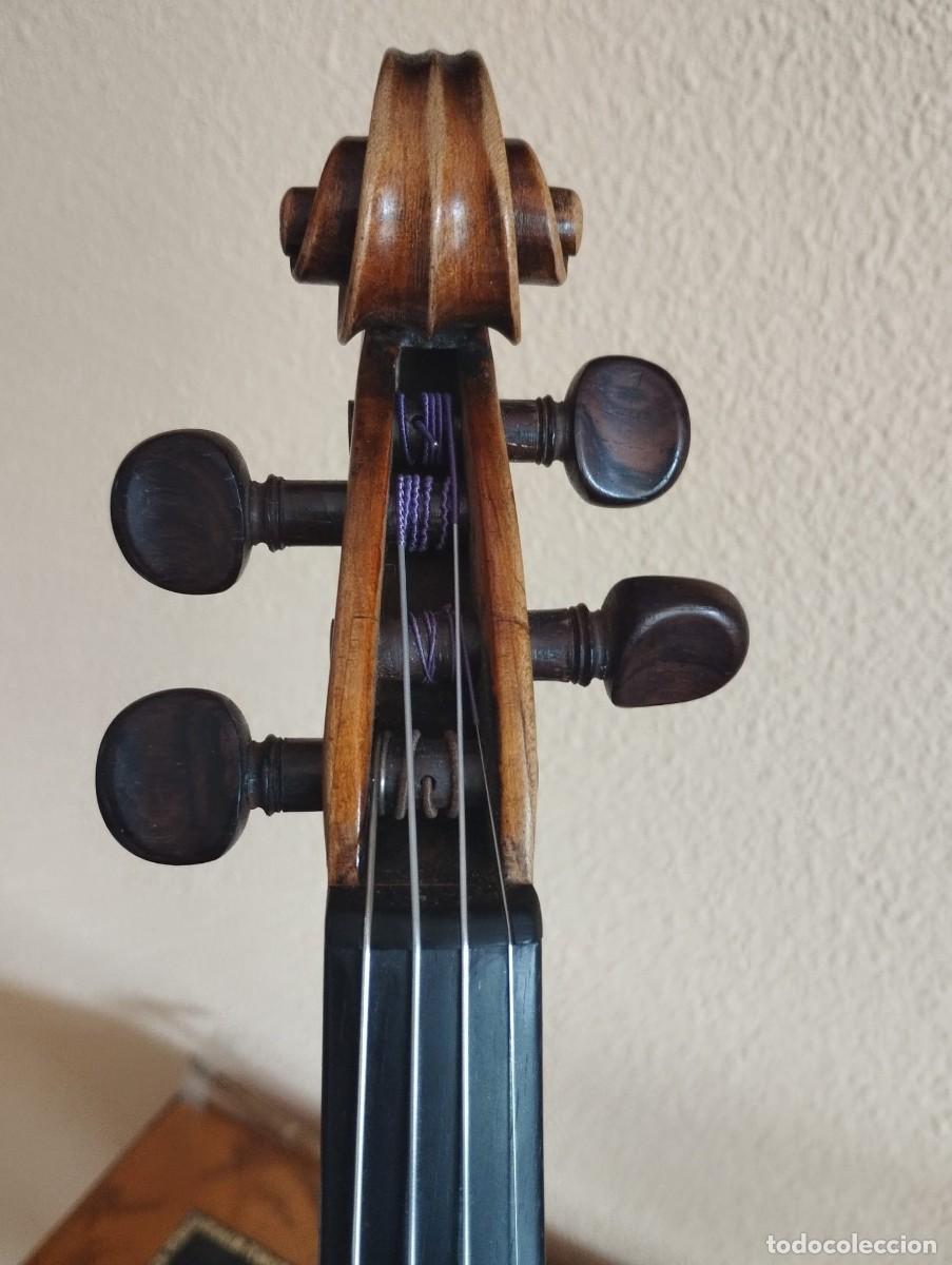 Instrumentos musicales: Viol&iacute;n 4/4 alem&aacute;n finales S XIX - Foto 9