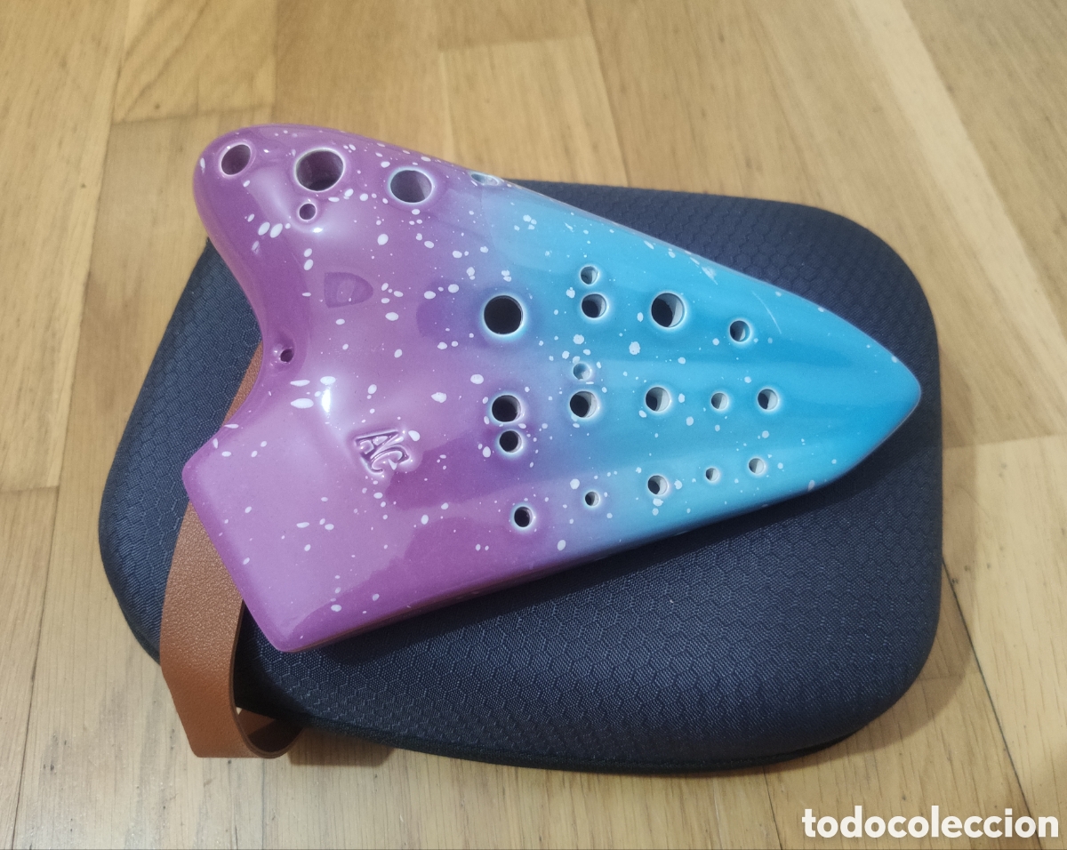 Instrumentos musicales: Ocarina Triple Alto C Cer&aacute;mica - Flauta Instrumento Musical Viento