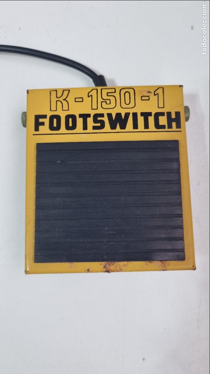 Instrumentos musicales: Pedal sustain K-150-1 Footswitch para teclado &ndash; Met&aacute;lico &ndash; Sin probar
