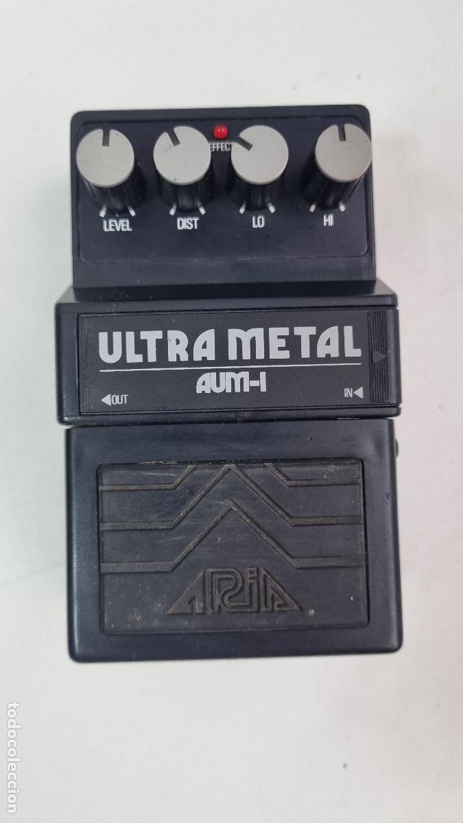Instrumentos musicales: Pedal ARIA AUM-1 Ultra Metal vintage a&ntilde;os 80 Made in Japan &ndash; Distortion &ndash; Sin probar