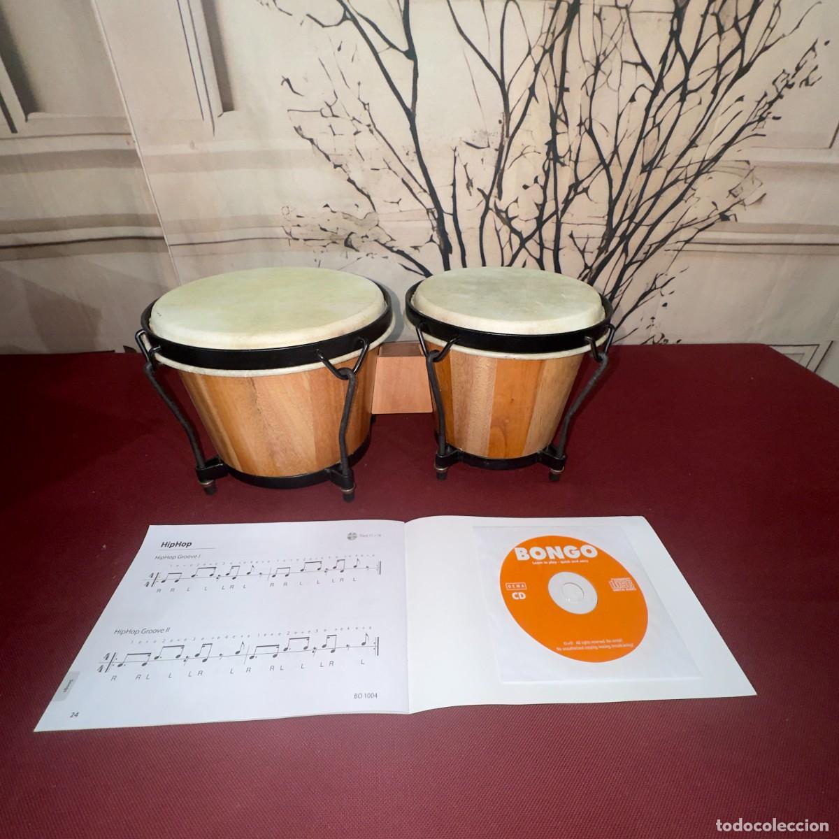 Instrumentos musicales: Set de Bong&oacute;s de Madera - Foto 5