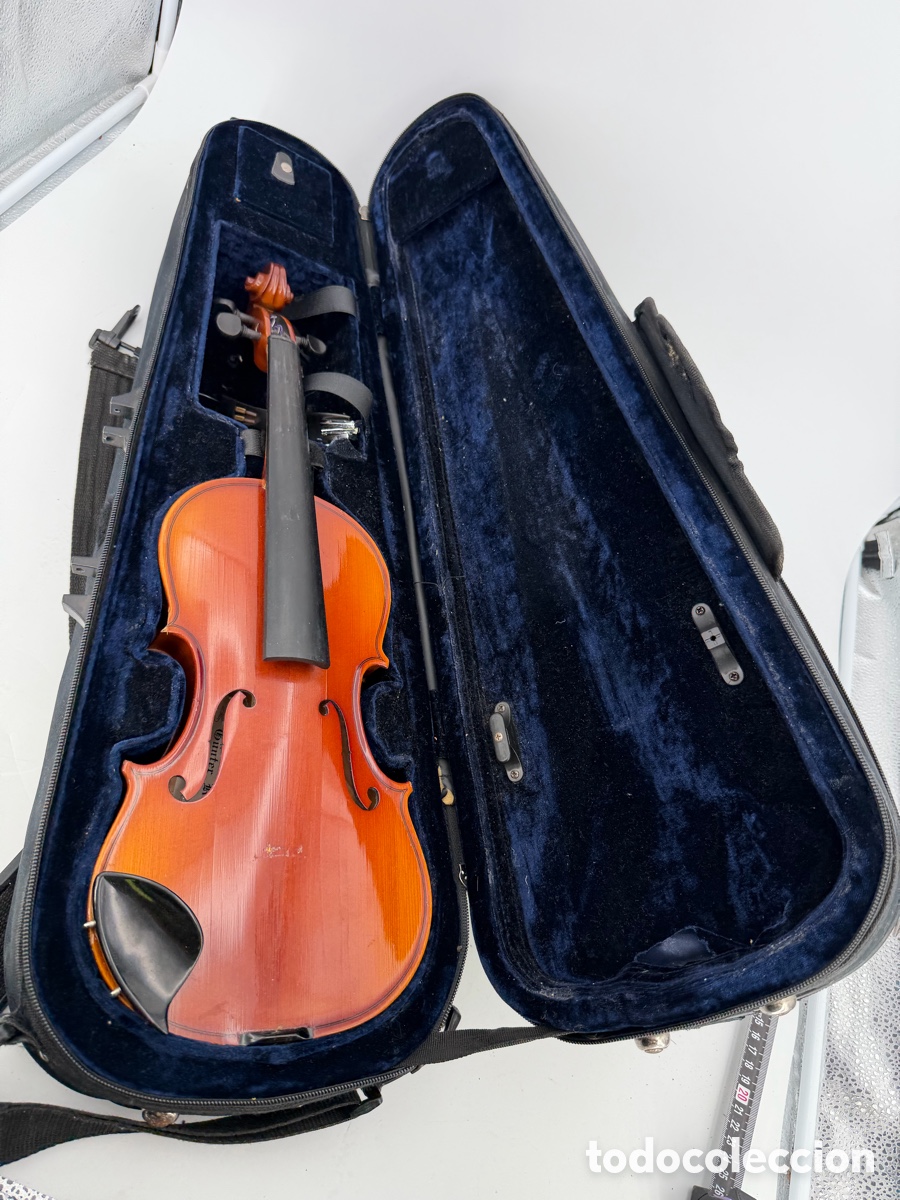 Instrumentos musicales: Viol&iacute;n de Madera en Caja con Complementos - Foto 3