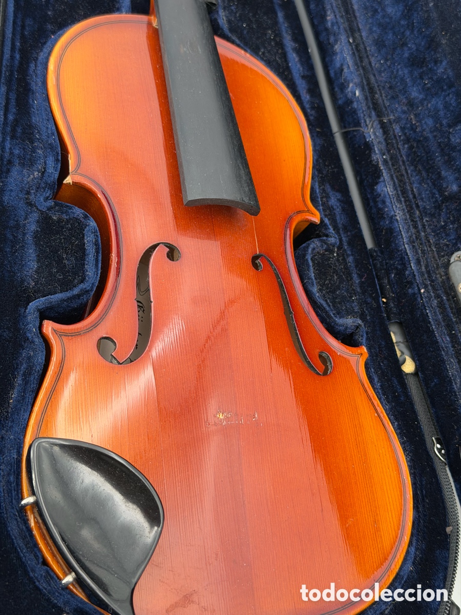 Instrumentos musicales: Viol&iacute;n de Madera en Caja con Complementos - Foto 5