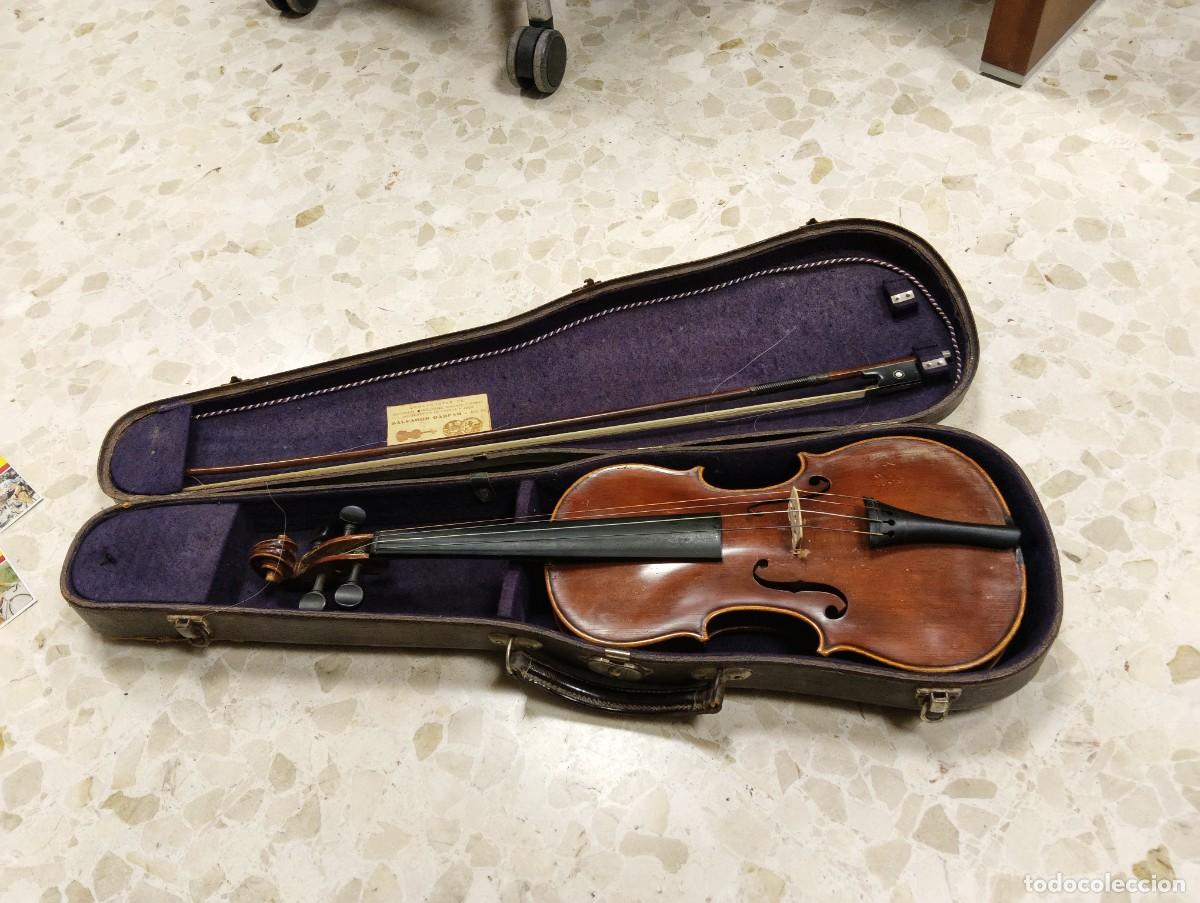 Instrumentos musicales: ANTIGUO VIOLIN ARTESANAL NICOLAUS AMATUS CREMONEN F. 1661 - PROBADO LUTHIER - CON ESTUCHE MALETIN