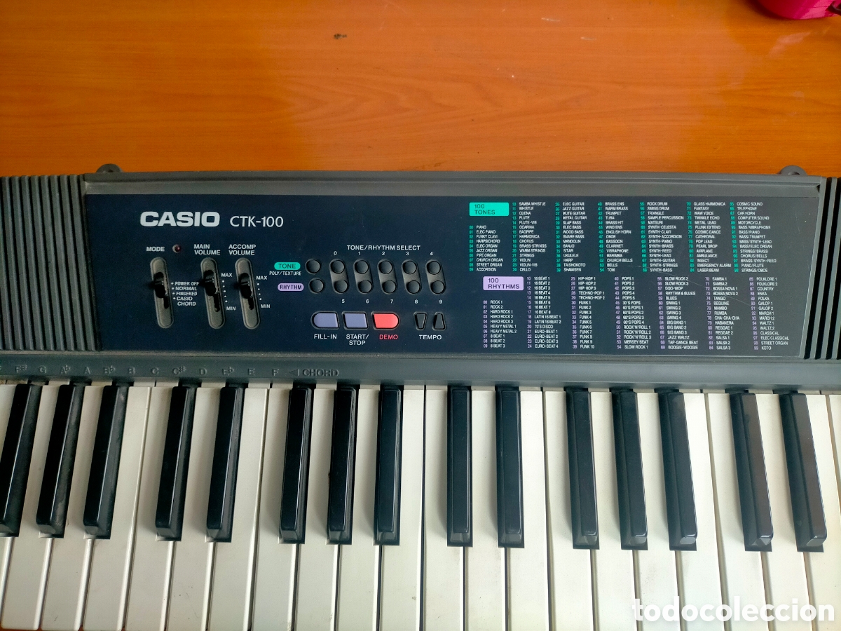 Instrumentos musicales: TECLADO ELECTRONICO CASIO CTK 1OO - Foto 2