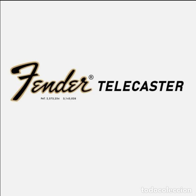 Musical instruments: Calcoman&iacute;a Decal Fender Telecaster a&ntilde;os 70 estilo vintage USA