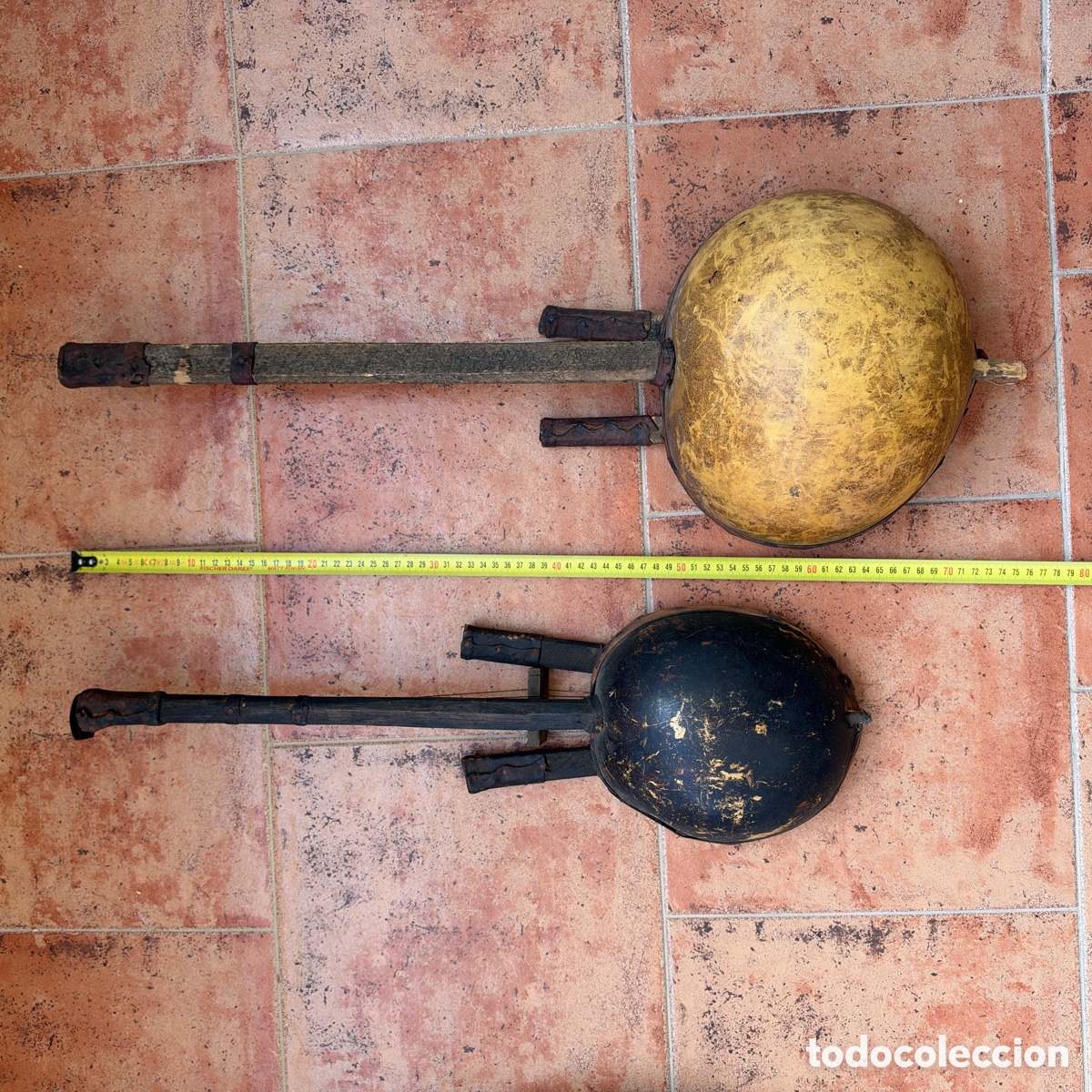 Instrumentos musicales: 2 Koras africanas antiguas - Foto 5