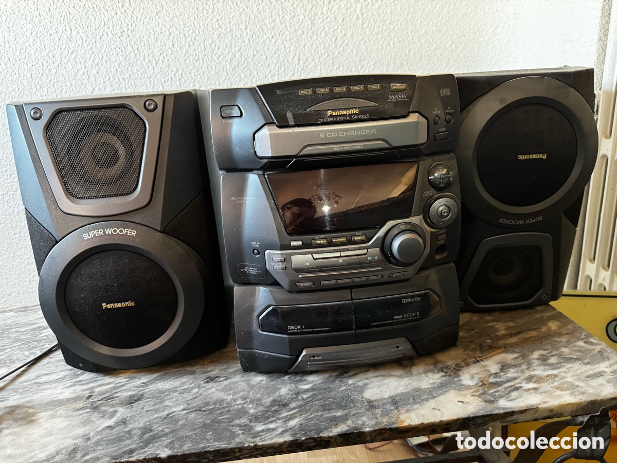 Instrumentos musicales: Minicadena Panasonic SA-AK25 (Vintage) - Sonido Potente