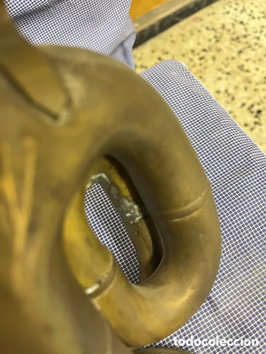 Instrumentos musicales: Corneta antigua de lat&oacute;n &ndash; vintage - Foto 14