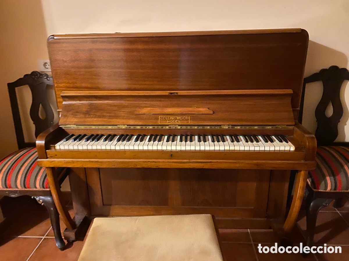 Instruments Musicaux: Excepcional Piano Vertical Collingwood &ndash; Pieza Hist&oacute;rica de Colecci&oacute;n