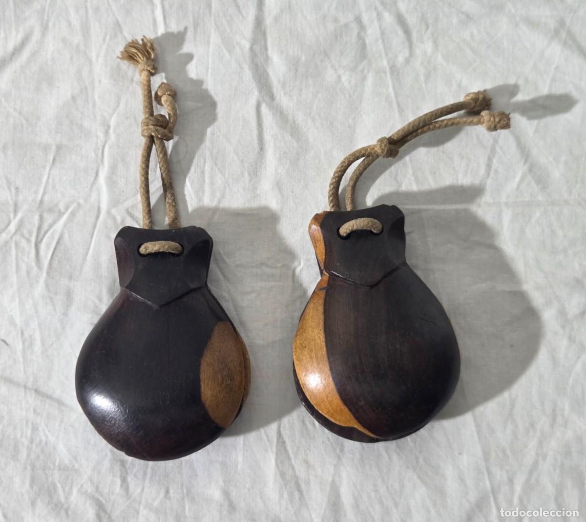 Instrumentos musicales: Casta&ntilde;uelas en madera de palisandro - Foto 2