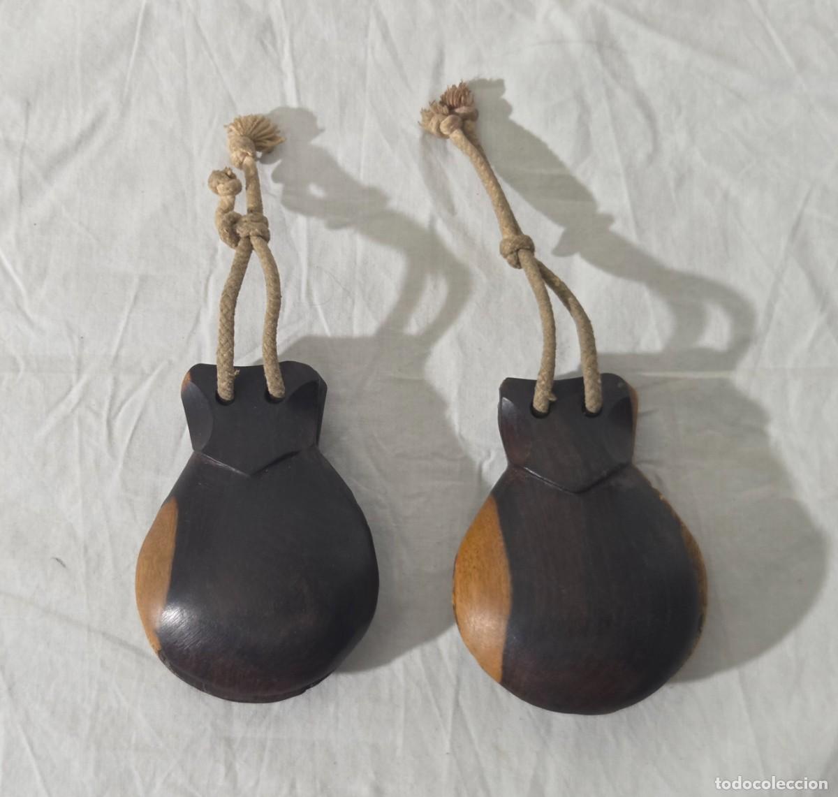 Instrumentos musicales: Casta&ntilde;uelas en madera de palisandro - Foto 4