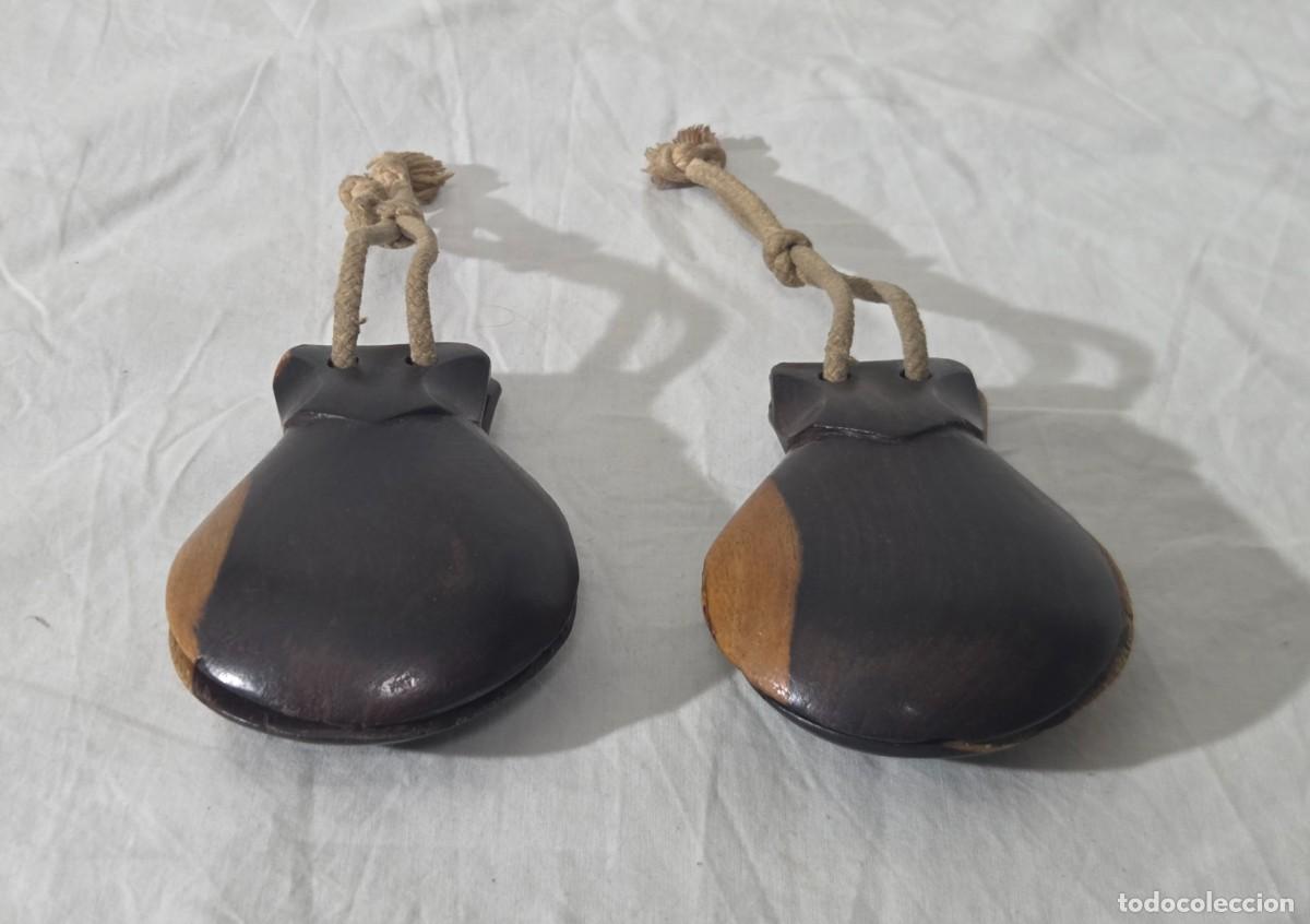Instrumentos musicales: Casta&ntilde;uelas en madera de palisandro - Foto 5
