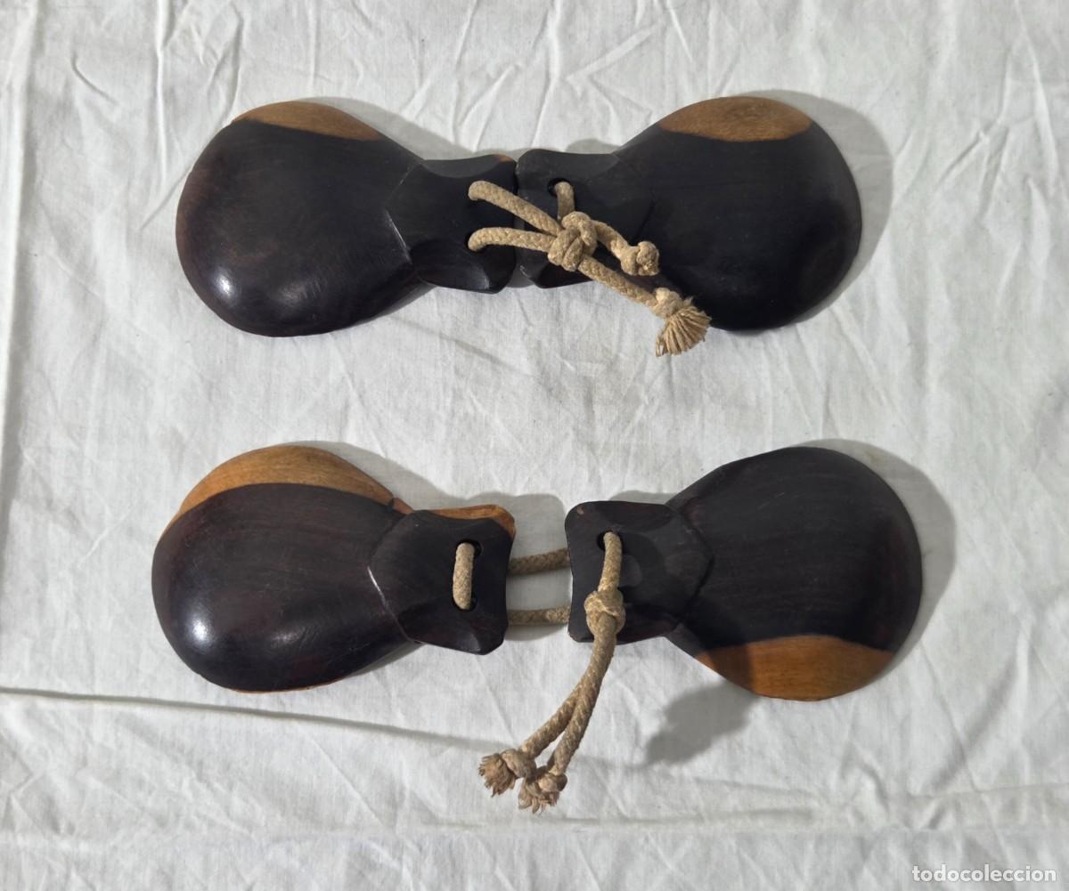 Instrumentos musicales: Casta&ntilde;uelas en madera de palisandro - Foto 8