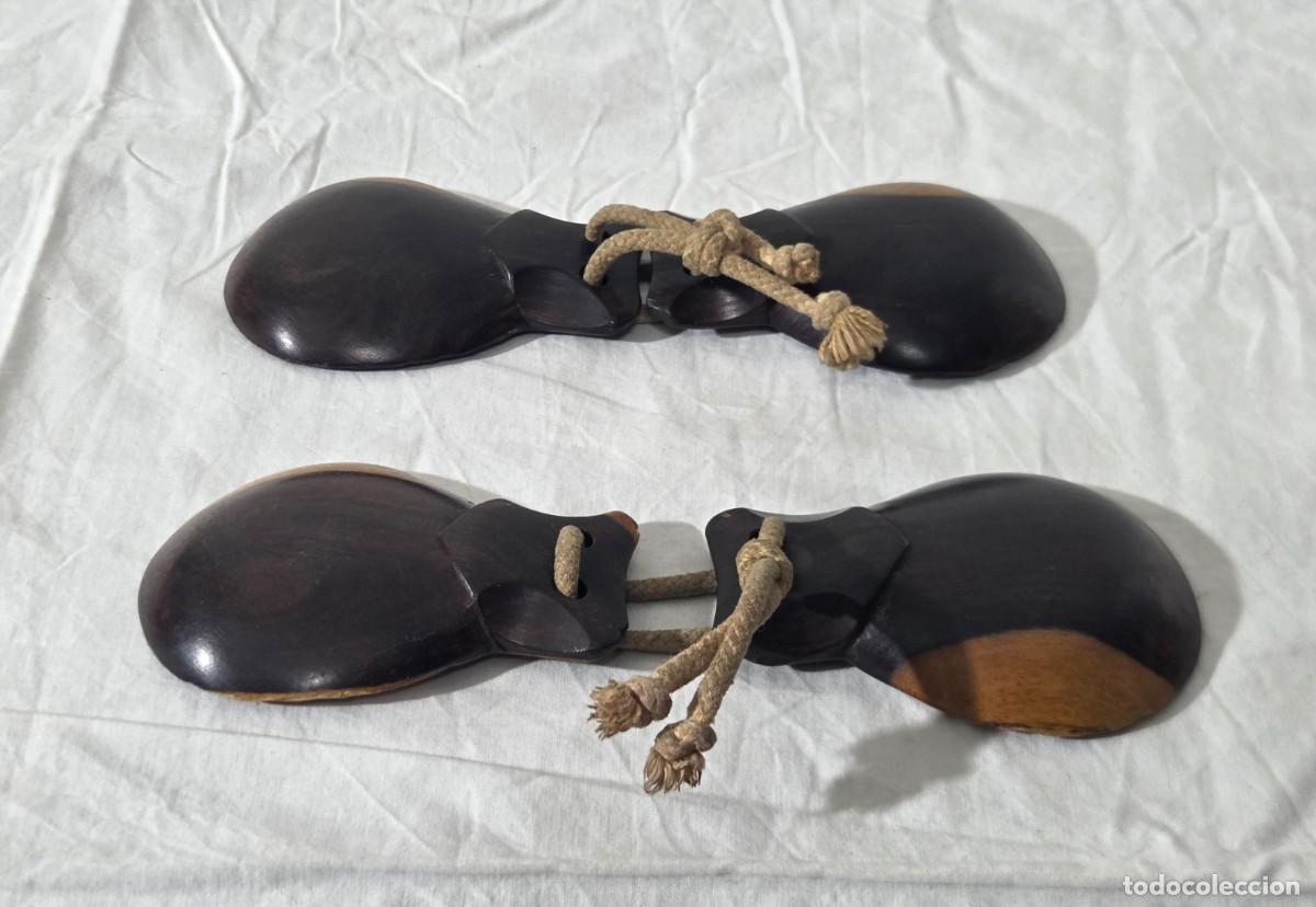 Instrumentos musicales: Casta&ntilde;uelas en madera de palisandro - Foto 9