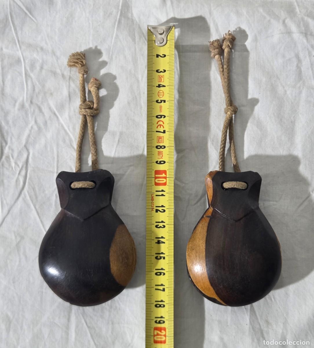 Instrumentos musicales: Casta&ntilde;uelas en madera de palisandro - Foto 10