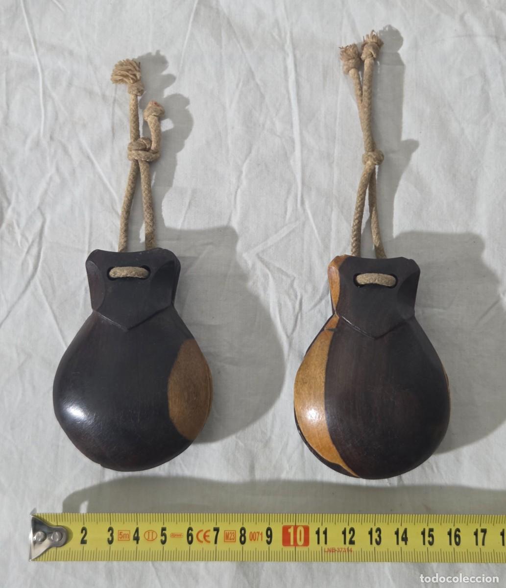 Instrumentos musicales: Casta&ntilde;uelas en madera de palisandro - Foto 11