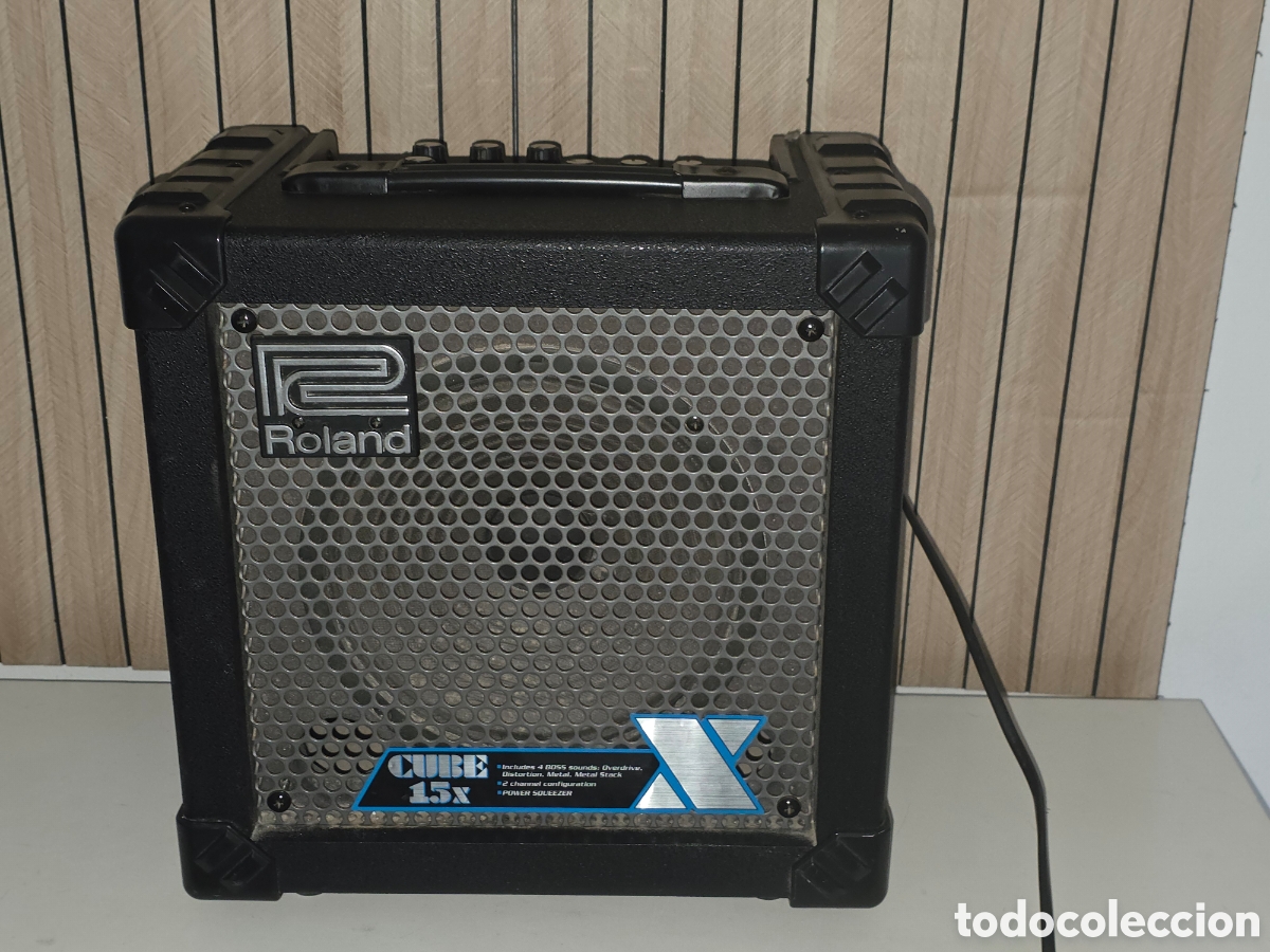 Strumenti musicali: roland cube-15x amplificador guitarra 15w