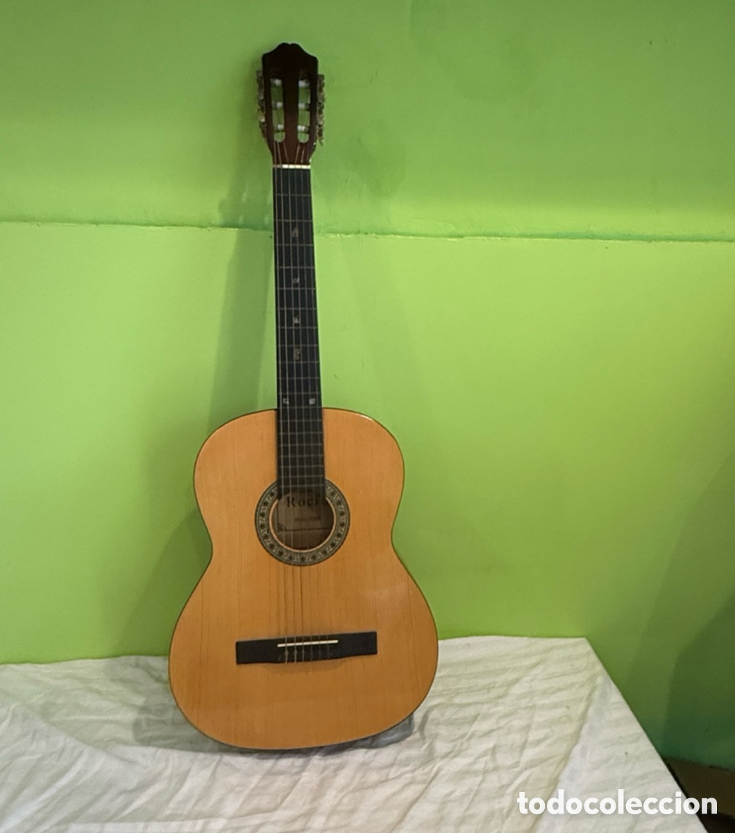 Instrumentos musicales: GUITARRA CL&Aacute;SICA ESPA&Ntilde;OLA ROC&Iacute;O R20 &ndash; 6 CUERDAS &ndash; BUEN ESTADO &ndash; VINTAGE