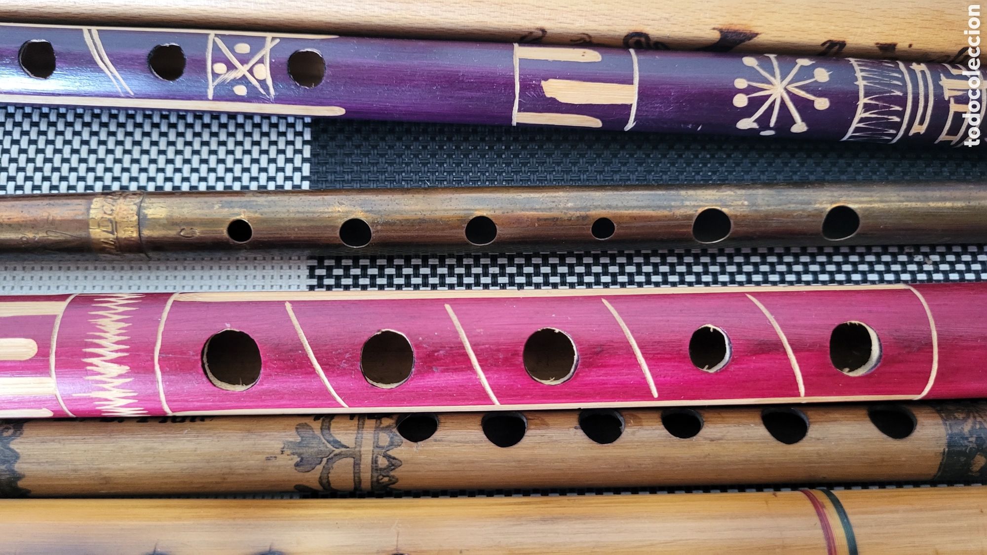 Instrumentos musicales: Lote de varias flautas - Foto 4
