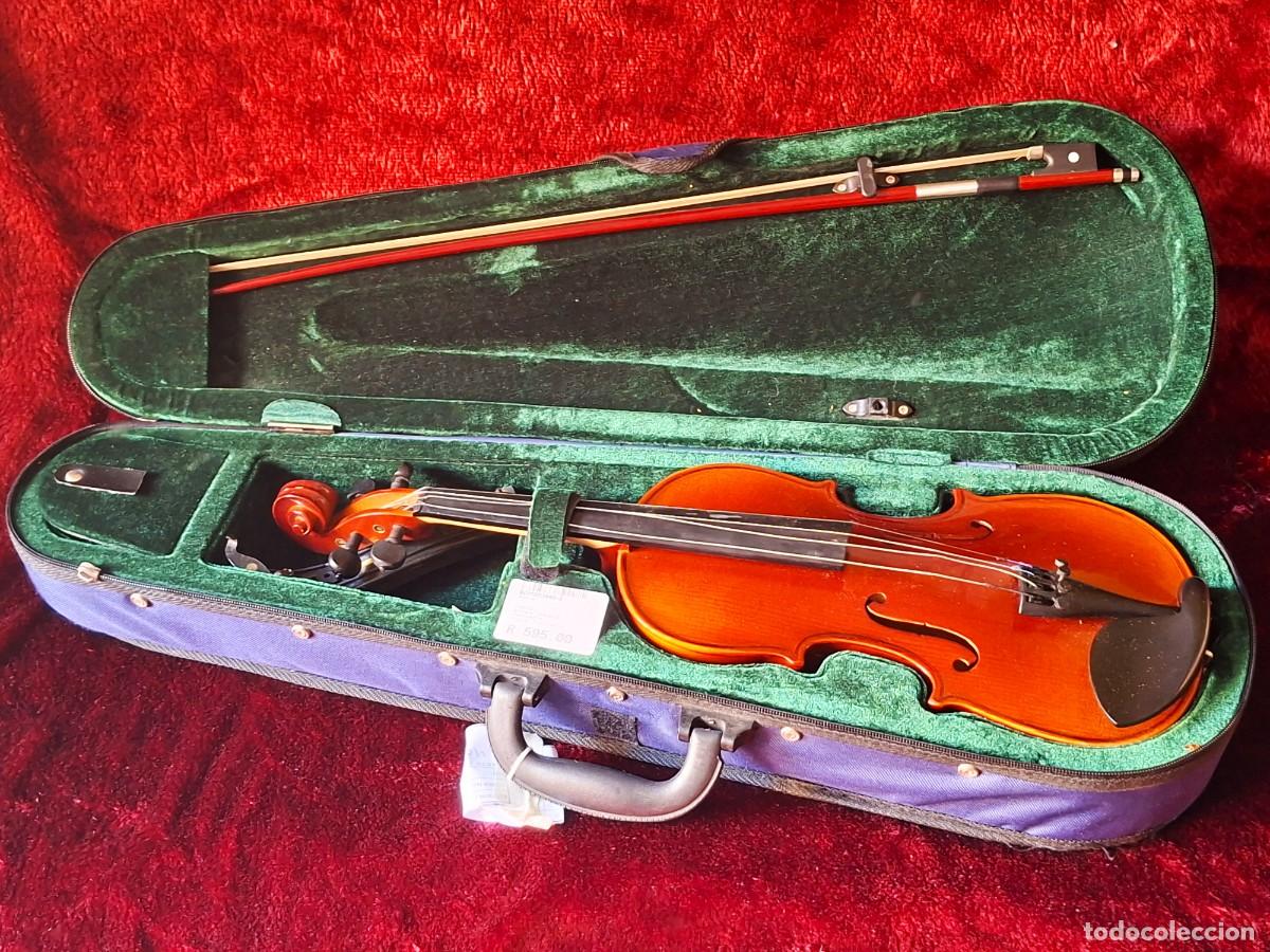 Instrumentos musicales: VIOLIN ANTIGUO CON ESTUCHE - Foto 4